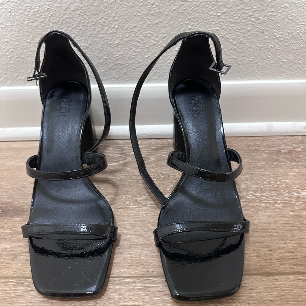 NORDSTROM RACK Black Strappy Women's Heels